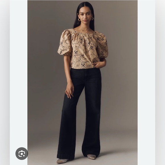 Anthropologie Maeve Puff-Sleeve Top - Picture 5 of 13